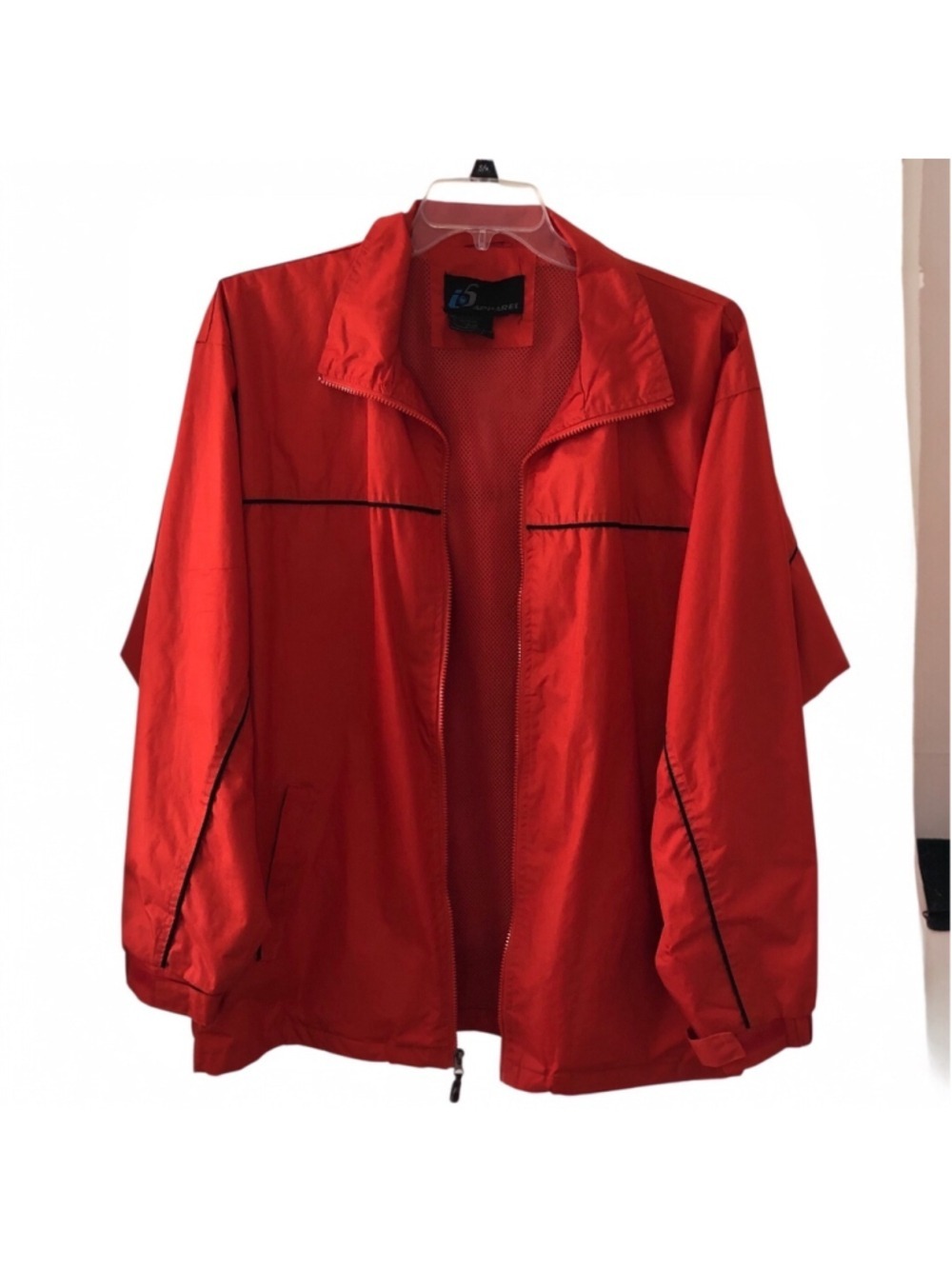 Size L i5 apparel Mesh Lined High Vis Windbreaker Gorpcore Retro Streetwear Y2K